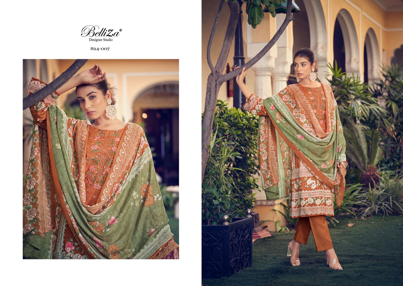 Belliza Naira Vol 19 Printed Cotton Dress Material Catalog
